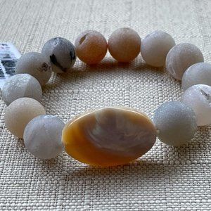 Natasha Bracelet Real Stone Stretched Band Wrist Band